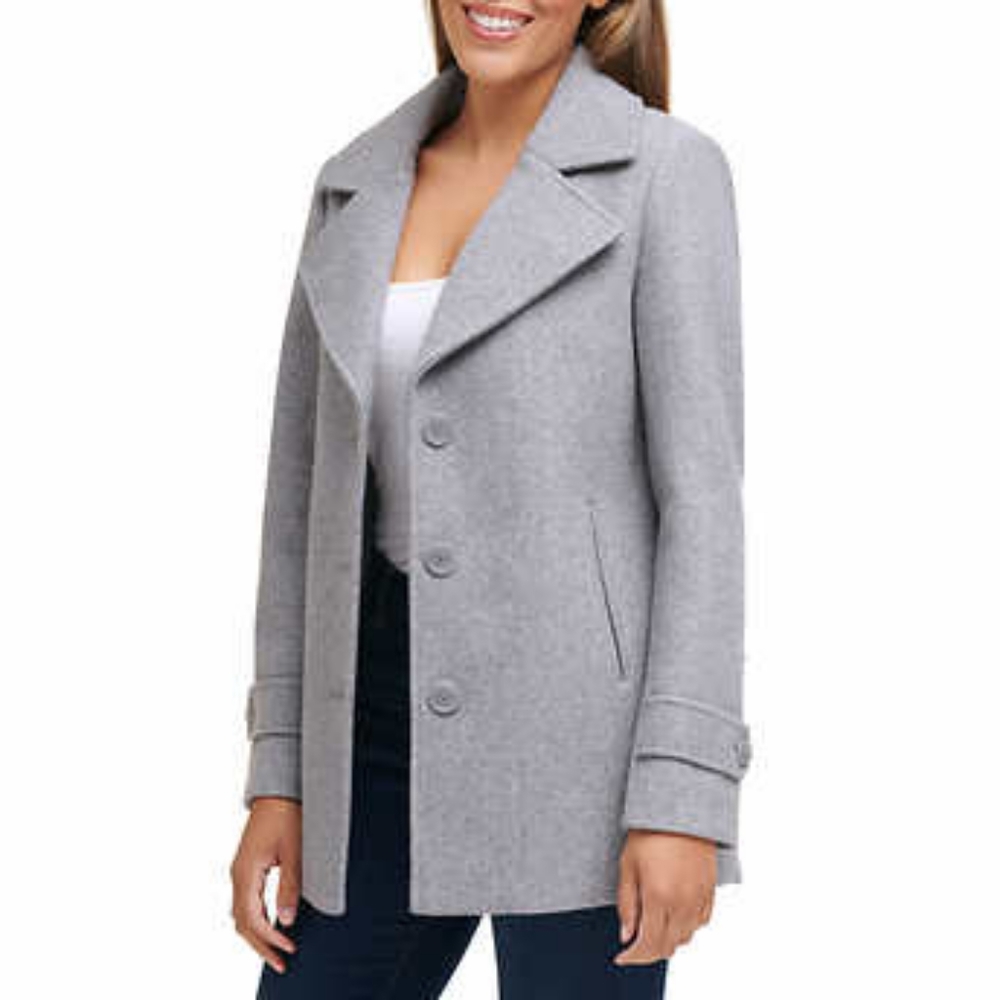 Andrew Marc Ladies' Peacoat, Black